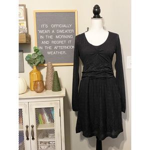 Athleta Perfect Packer Dress in Flint Grey Fireworks Size M